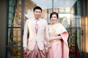 ชุดไทยเจ้าสาว ชุดไทยจักรพรรดิ์ เช่าที่แบมบี้ เวดดิ้ง ห้วยขวาง